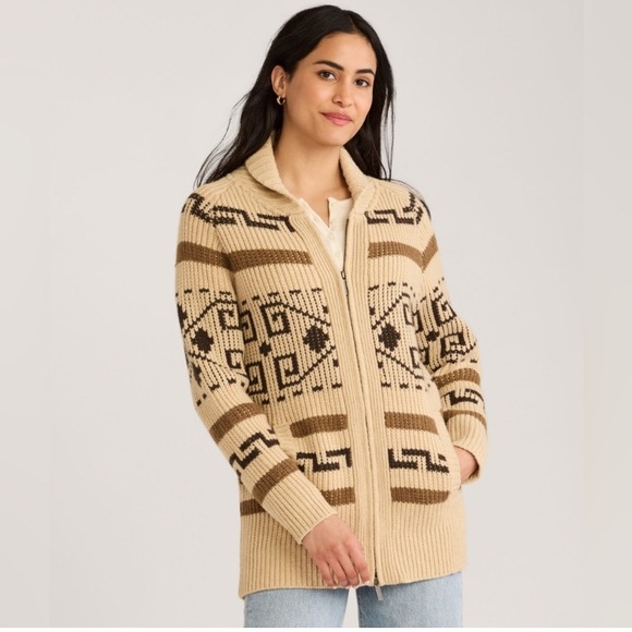 PENDLETON “Westerly” Cardigan- 100% lambs wool - dry clean only - Picture 1 of 6